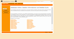 Desktop Screenshot of detekteien-online.info